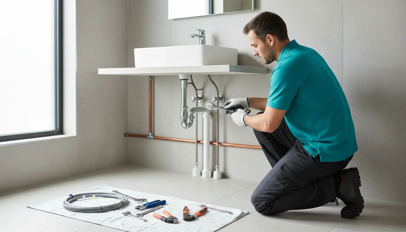 Bathroom plumbing remodeling