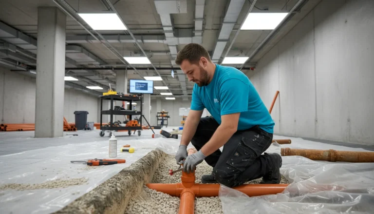 Sewer line replacement