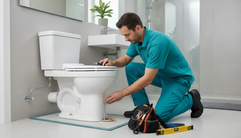 Toilet repair and installation in Fraser, MI 